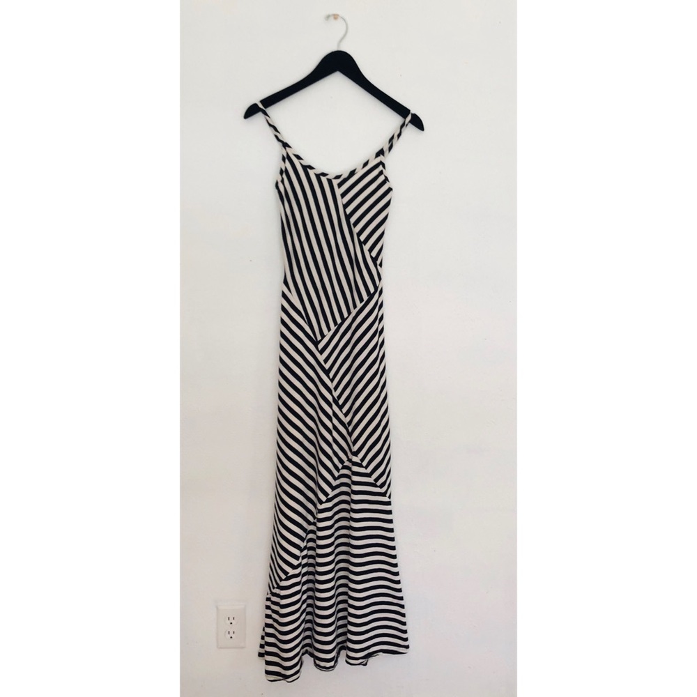 Monteau Striped Maxi Dress